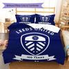 Leeds United Custom Name Pattern Bedding,Quilt Set Quilt Cover Pillowcase Home Birthday Gift(1 * duvet cover + 2 * pillowcase, without core)