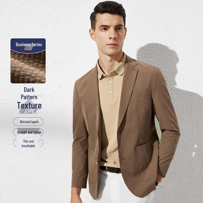 Мужской легкий блейзер в стиле business casual от Shanshan L