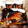 Anime Fairy Tail Natsu Juego de Cama Funda Nórdica Dormitorio Fundas de Edredón Individual Doble King Size Funda de Edredón Textil para el Hogar
