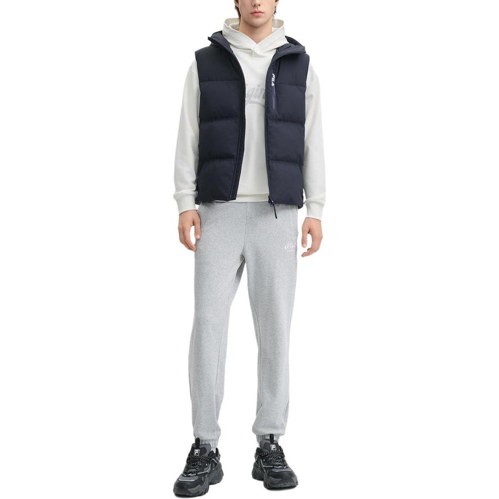 Fila Vielseitige Kapuzen-Daunenweste Herren Oberbekleidung Hero-Blau F11M449901FNV