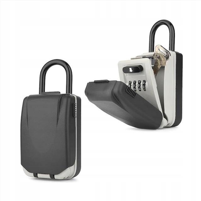 Mini Safe Key Box Cards Strong Compartment For Wall Code Code