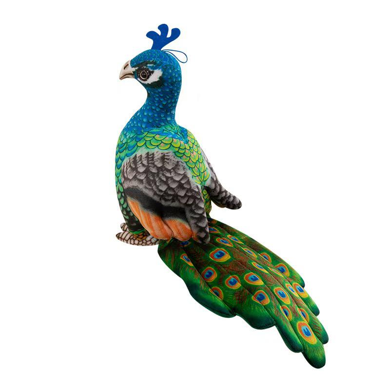 Peacock Plush Toy - Cute Cartoon Children's Pillow Doll