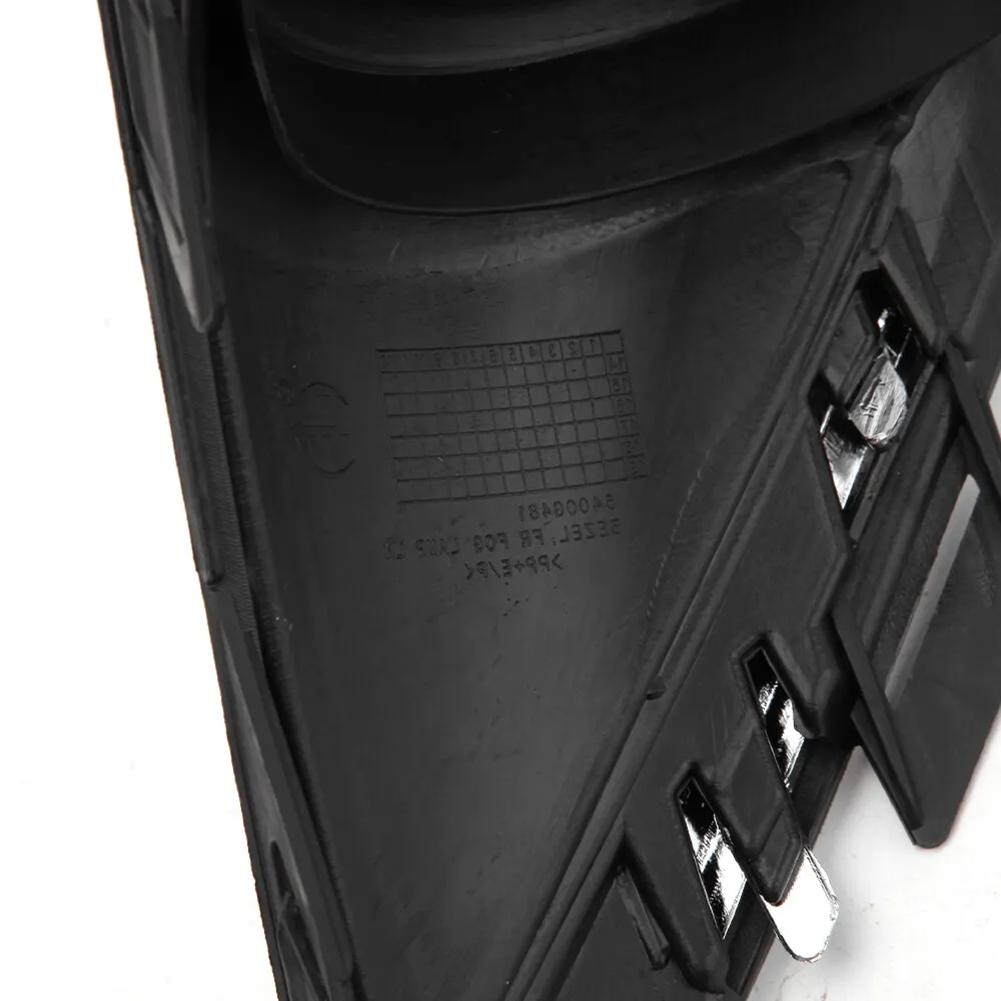 Fog Light Cover Front Bumper Pair Black Chrome Fog Light Lamp Frame Cover