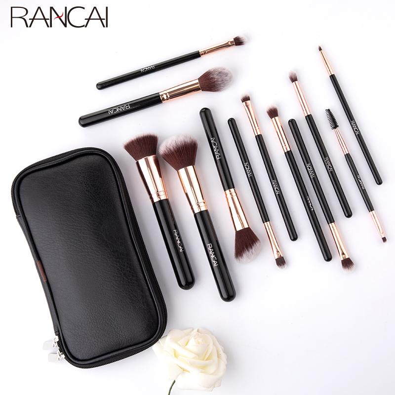 12pcs Makeup Brushes Set Professional High Quality Synthetic Hair Foundation Powder Contour Eyeshadow Make Up Brush