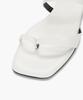 Recur Ecur Asymmetrical Detail Sandal Heels White 1284