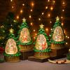 Musikalische Weihnachtsdekorationen mit Licht in verschiedenen Stilen: Telefonzelle & Orkan-Öllampen