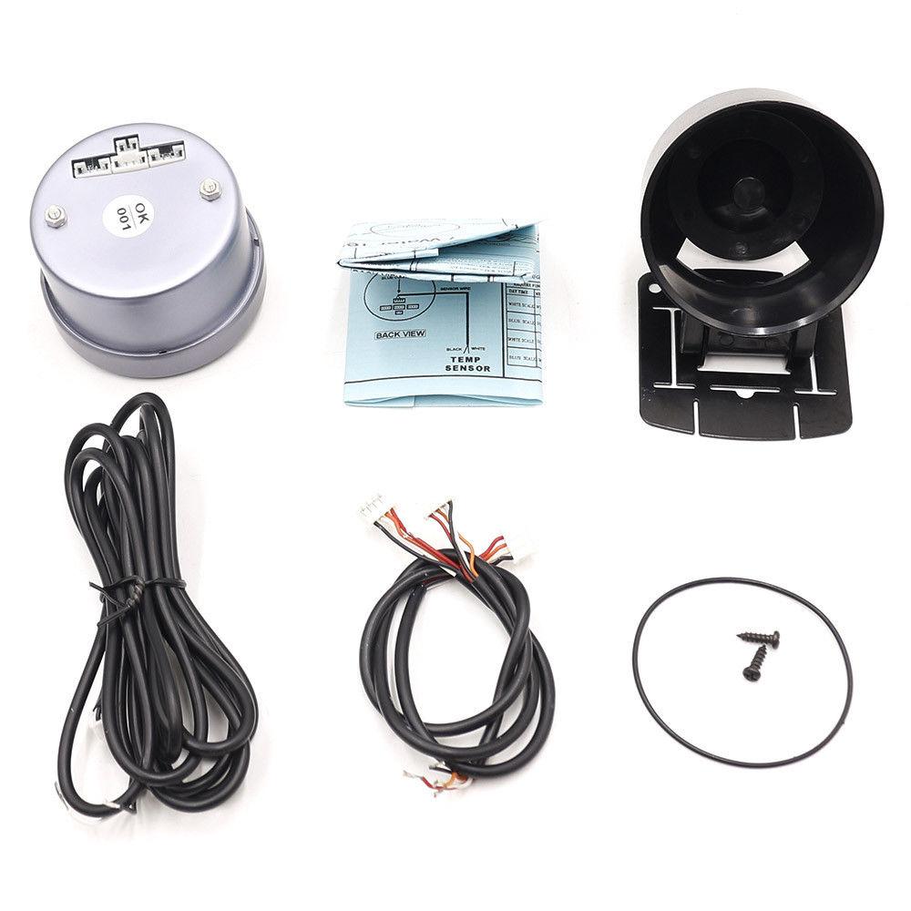 2.5" 60mm Step Motor Dual Color LED Car Air /Fuel Ratio Gauge Monitor W/ Holder