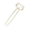 South Korea's Dongmen New Cat Metal U-shaped Hairpin Girl Versatile Cute Hairpins Fashion Ball Head Lazy Headwear Accessories