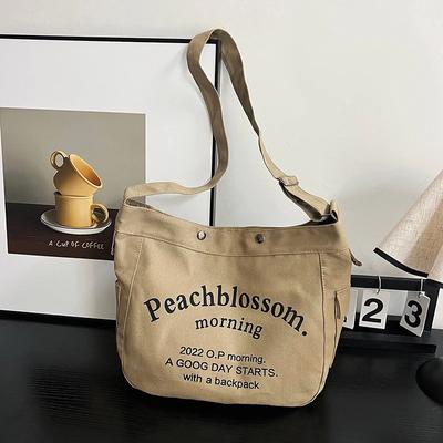 Versatile Large-capacity Canvas Tote Bag for Women  Elegant and Casual  Shoulder Bag  Messenger Bag