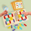 Kids' Educational Color & Number Matching Game with Building Blocks for Two Players