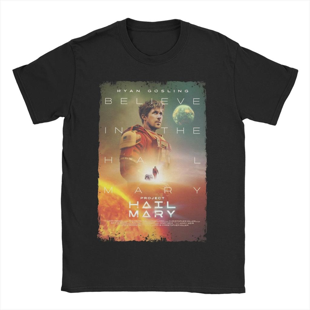 T-shirt Cool Fist My Bump Unisex Unisex Girocollo T-shirt in Puro Cotone Project Hail Mary Manica Corta Abbigliamento Taglie Forti