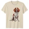 English Springer Spaniel Dog Animals Mens T-Shirt Womens Tee Graphic Unisex Top