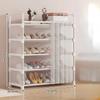 Household Organizer Cabinet Dustproof Shoe Racks Wall Corner Shoes Storage Shelf Shoes Shelves for Living Room And Bedroom