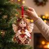 DIY Projects for Winter Festivals Patchwork Ornament Kit Christmas Holiday Decoration, Decorative Fabric Craft Set with Traditional Patterns Seasonal
