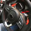 Car Steering Wheel Panel Cover Trim For Kia Forte K3    Carbon Fiber Interior Mouldings Accessories