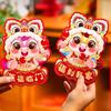 Chinese Style Chinese New Year Door Decals Cartoon Spring Festival Stickers  Festival Celebration