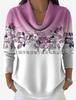 2025 European & American 3D Digital Print Loose Knit Sweater for Autumn & Winter