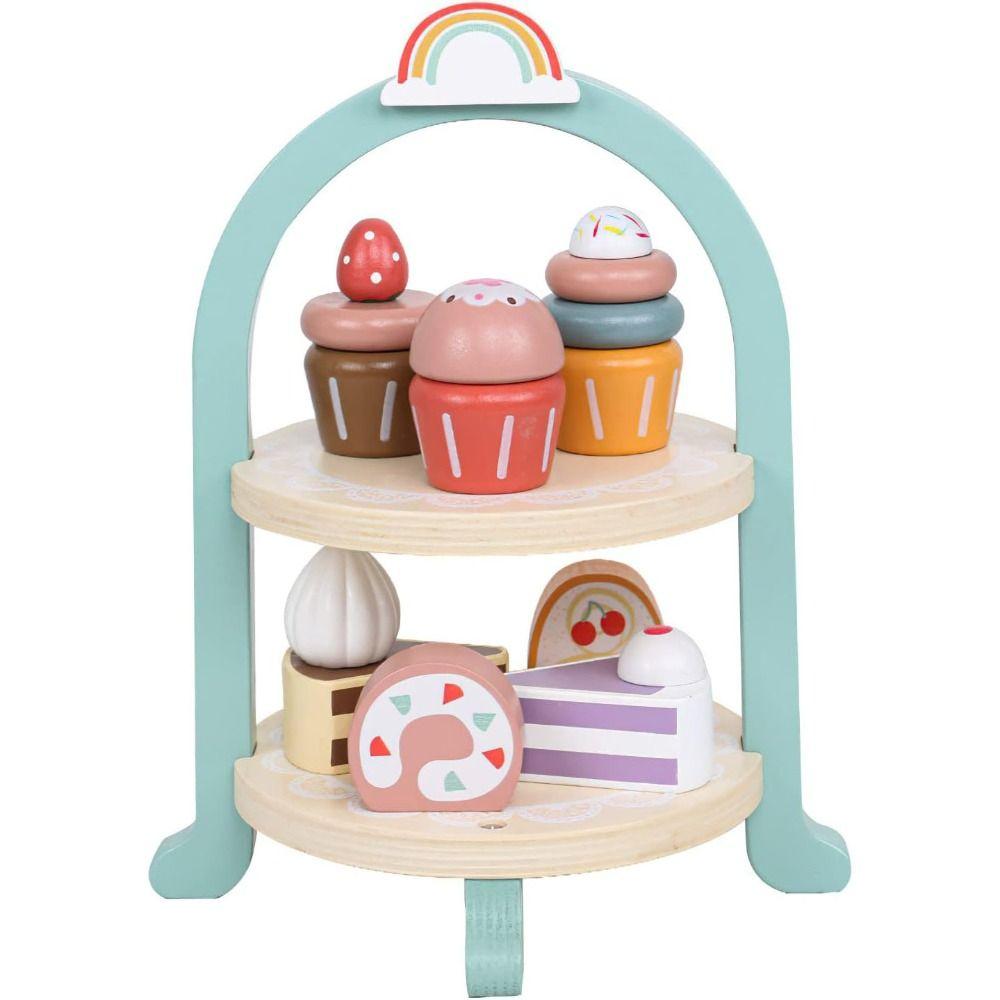 Simulation Food Cake Ice Cream Play Set Kitchen Playset Afternoon Tea Set  Role Play