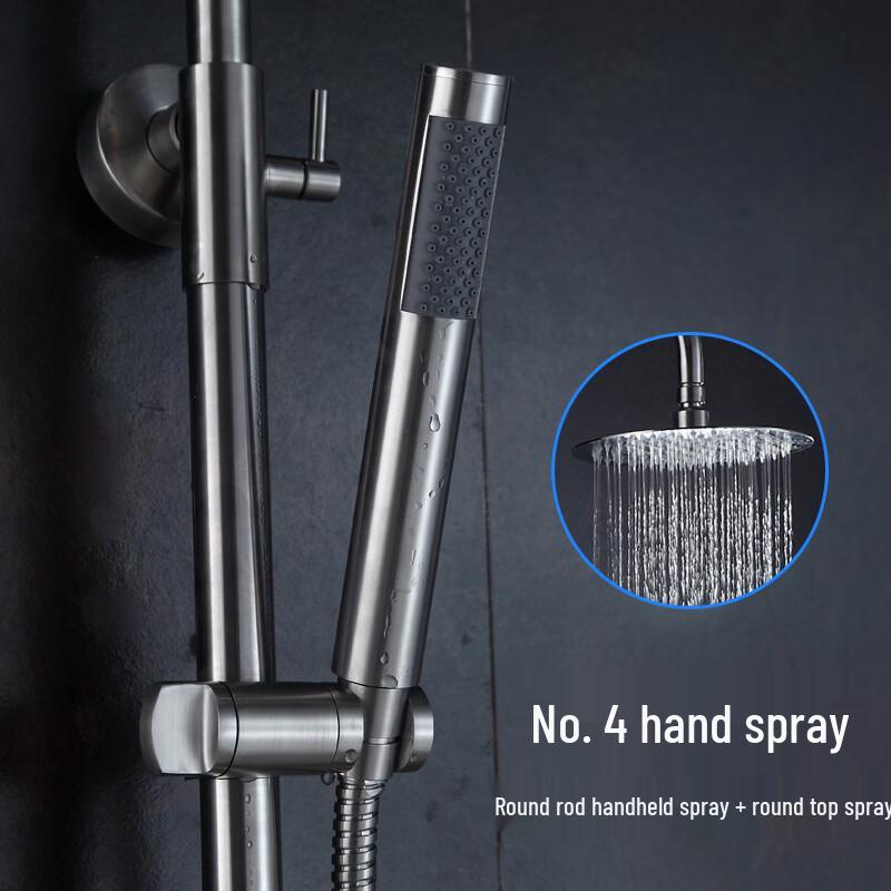 

TLXT Wall-Mounted Stainless Steel Shower System