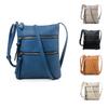Women PU Leather Shoulder Bag Strap Crossbody Bag Casual Small Handbag Pocket Ladies Designer Zipper Female Messenger Purse 2025