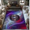Tappeto Morbido Area Rug con Motivo Calcio Bayern Monaco Antiscivolo Tappeto per Pavimento Interno Tappetino Decorazione Sportiva per Camera da Letto