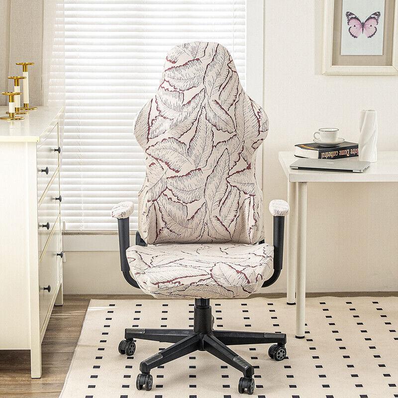 Stretch Thickened Gaming Chair Cover Armchair Slipcovers Dustproof Computer Seat Cover Protector Gaming Chair Case Decor