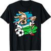 Dabbing Dog Uzbekistan Soccer Fans Jersey Uzbekistani Flag Men Women Kids T-Shirt(1)