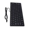 Type C Wired Keyboard Quiet Lightweight Silent Chocolate Key Small Wired Keyboard for Computer PC Laptop