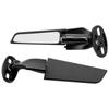 2pcs Motorcycle Wind Wing Mirror Multi Angle Adjustable Rotating Rear View Mirror Replacement for