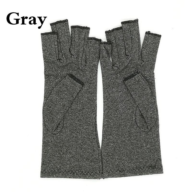 Gants d'arthrite de Compression demi-doigt de qualité supérieure pour hommes, soulagement de la douleur, gants de Compression de pression, mitaines de cyclisme fines et respirantes