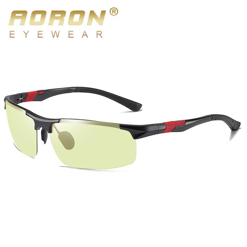 

Фотохромные поляризационные солнцезащитные очки, классический дизайн, алюминиево-магниевая оправа, солнцезащитные очки дневного и ночного видения для вождения, антибликовые очки