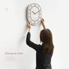 Home Decor Punch-free Light Luxury Fashion Wall Clock Living Room Decoration Wall Clock Wall Decorations