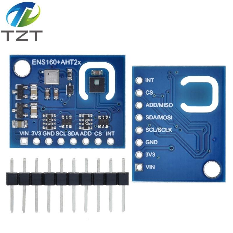 1/3PCS ENS160+AHT21 CARBON Dioxide CO2 eCO2 TVOC Air Quality And Temperature And humidity Sensors replace CCS811 For Arduino