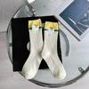 Ladies Spring and Autumn Solid Color Love Trend In The Tube Pile Socks
