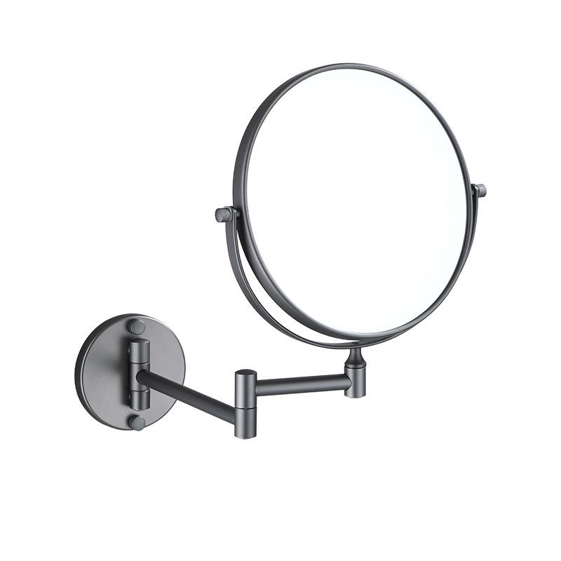 8 Inch Wall Mounted Bathroom Mirror Makeup Mirror 3X Magnifying Touch Vanity Cosmetic Mirrors No Light Style