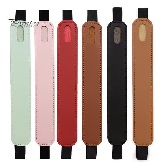 Verstellbarer Tablet-Stifthalter, Anti-Verlust-Aufbewahrung, Nylon-Elastikband, Kunstleder, Tintenroller-Etui
