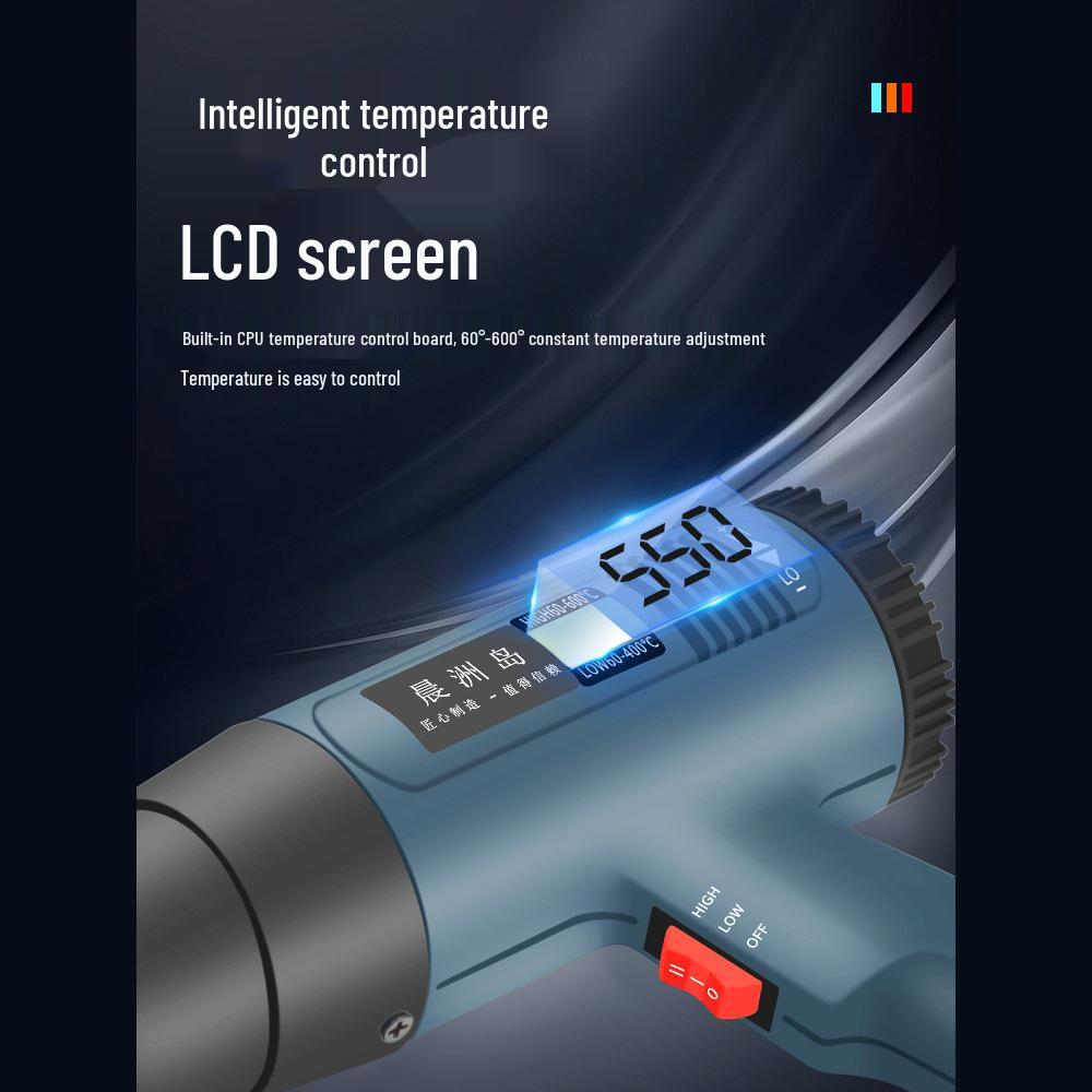 High-Power Portable Heat Gun for Electronic Repairs and Heat Shrink Applications