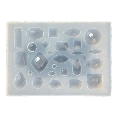Moule d'Accessoires Diamantés Moule en Silicone Flexible pour Artisanat DIY Fournitures de Bijoux