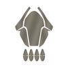 For CFMOTO 250SR 2022 Racing Version Headlights Tail Light Film Instrument Film Protective Film Modified Accessories