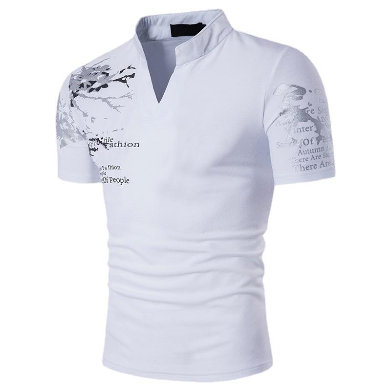 2026 Herren Sommer Kurzarm Mode Druck Polo T-Shirt