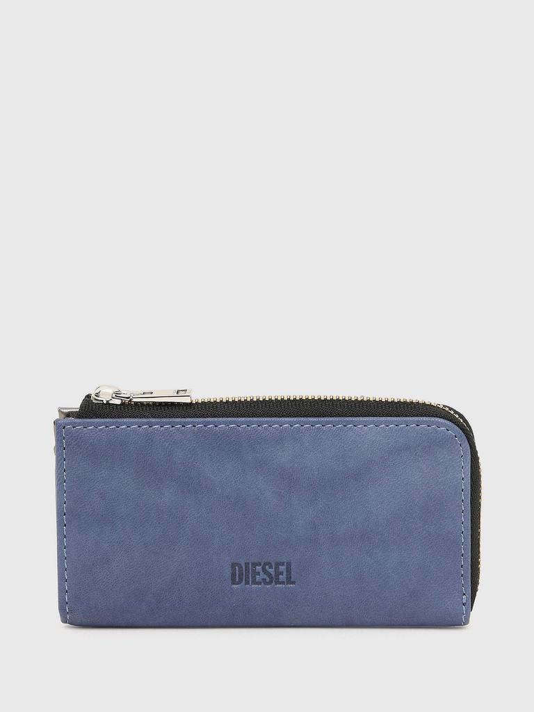 Nappa Leather Multi Card Case with Key Ring X08165P0550 UNI Blue T6033 [Diesel] Women's