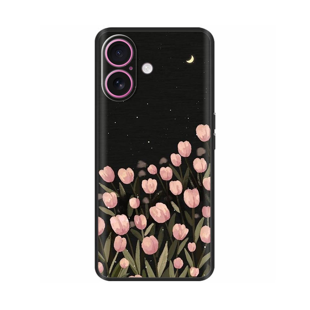 Case For Apple iPhone 16 16 Pro Max Plus Heart Butterfly Full Protection Soft Liquid Silicone Cover for iPhone 16 Plus Pro Max