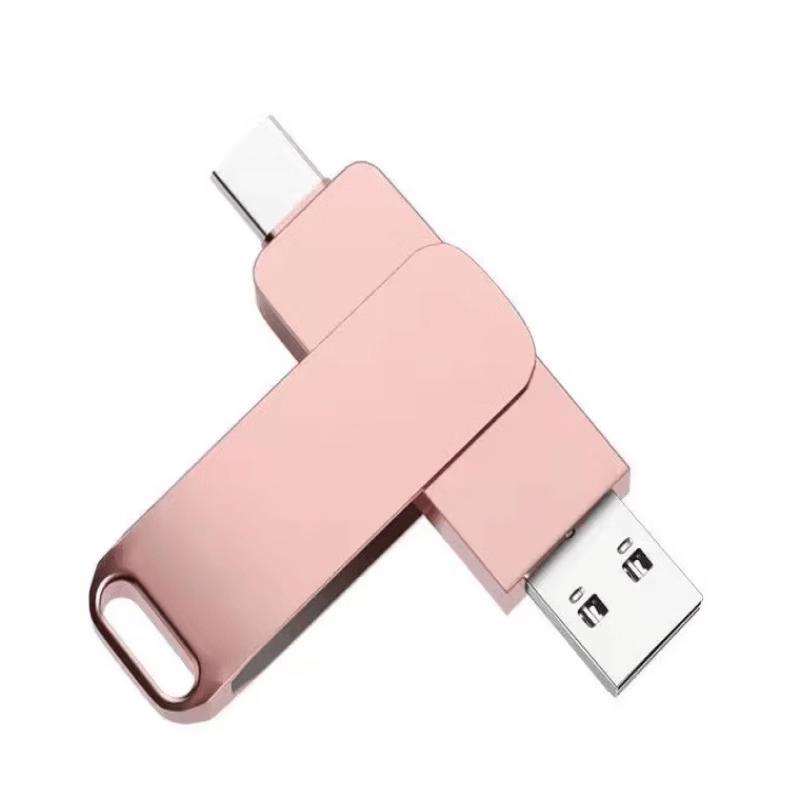 OLOEY Metal Dual Interface USB 2.0 & Type-C OTG Flash Drive
