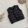 New Children Warm Cotton Vest Fashion Solid Boys Girls Baby Toddler Autumn Winter Waistcoats Casual Versatile Kids Clothing Tops