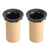 2PCS for 6-8 Inch Speakers Bass Enhancer 72mm X 118mm Speaker Cabinet Port Tube Speaker Cabinet