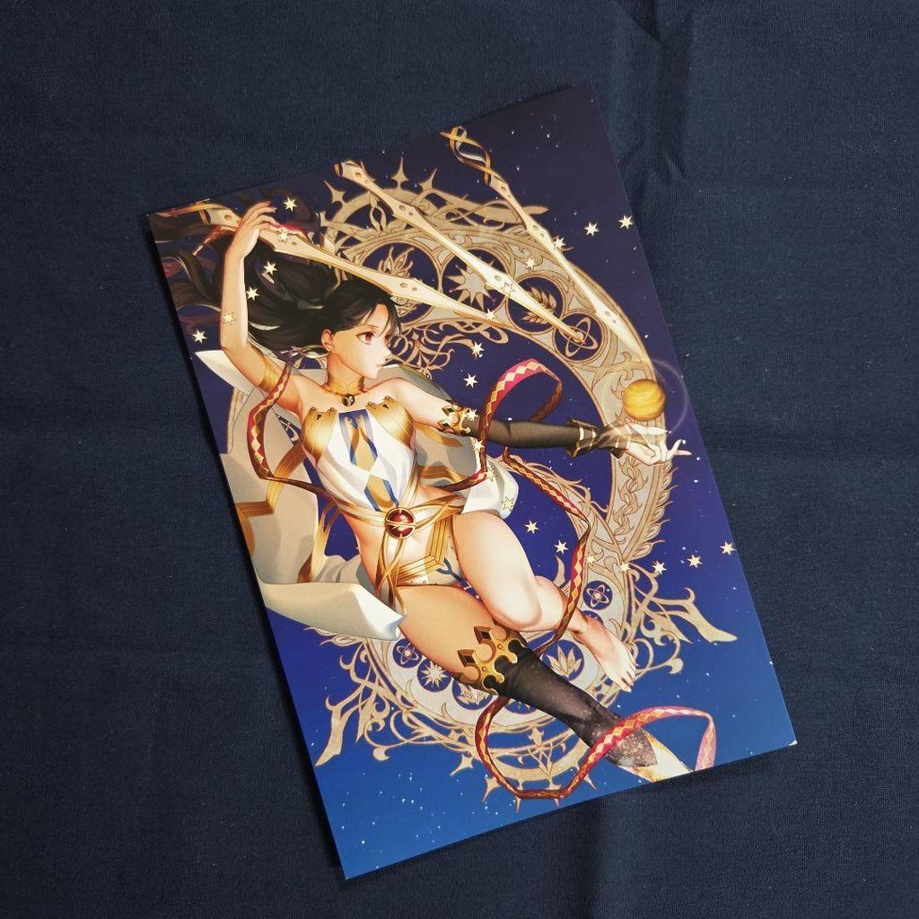 [USED] 6 Fate A La Carte Bonus Illustration Card Postcard