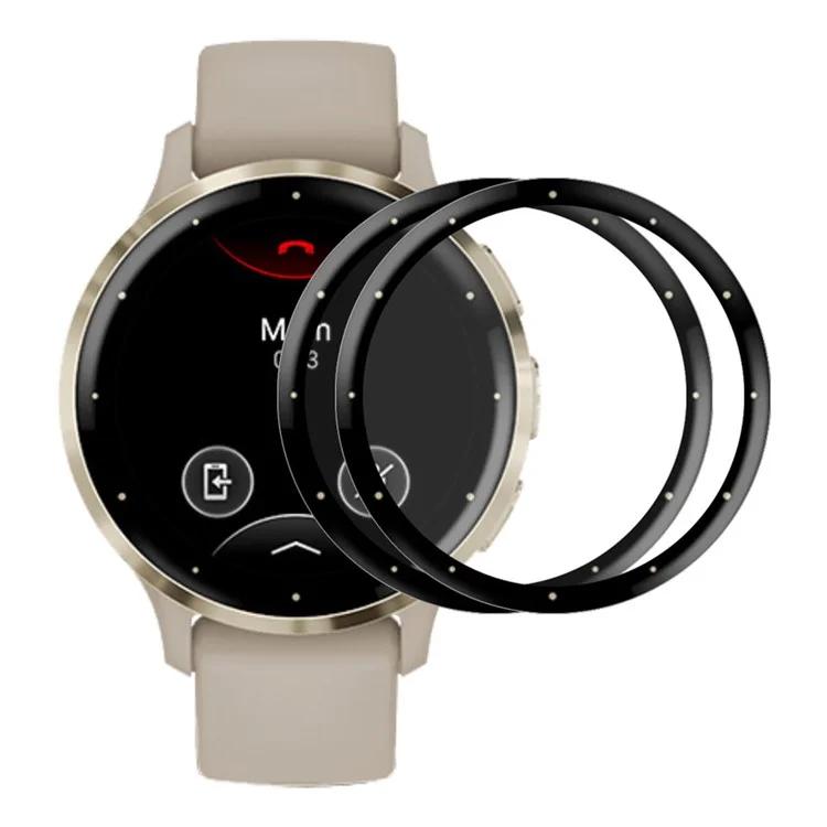 

ENKAY HAT PRINCE 2 шт. для Garmin Venu 3S 3D изогнутая мягкая кромка ПК + полноэкранная защитная пленка из ПММА HD прозрачная пленка