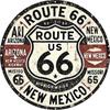 D Vintage Metal Sign Route  Retro US Highway Arizona New Mexico Missouri Tin Wall Art Plaque for Home Bar Garage Cafe Decorat