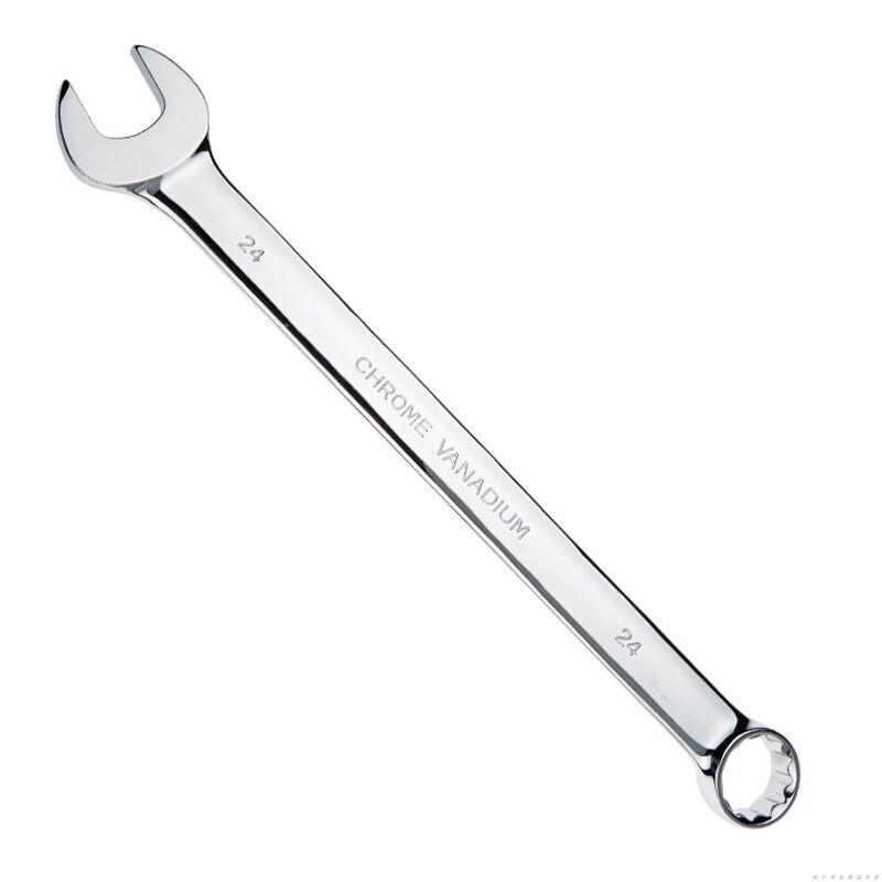 SHEFFIELD S017124 Fully Polished Combination Wrench