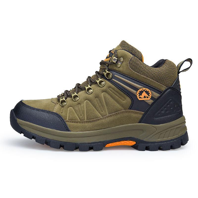 Autumn and Winter Outdoor Hiking Shoes Sports Waterproof High-top Hiking Shoes Extra Large Size 47 Men's Shoes